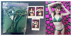 RUUさんが7月12日のイベント時に使用したビキニ＋チェキ (MA-ISHO-TOTSUKA-01)