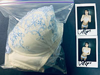 西元めいささんが着用したブラジャー＋パンティ＋チェキ (UN-ISHO-NISHIMOTO-01)