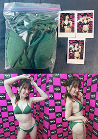 RUUさんが7月12日のイベント時に使用したビキニ＋チェキ (MA-ISHO-TOTSUKA-01)
